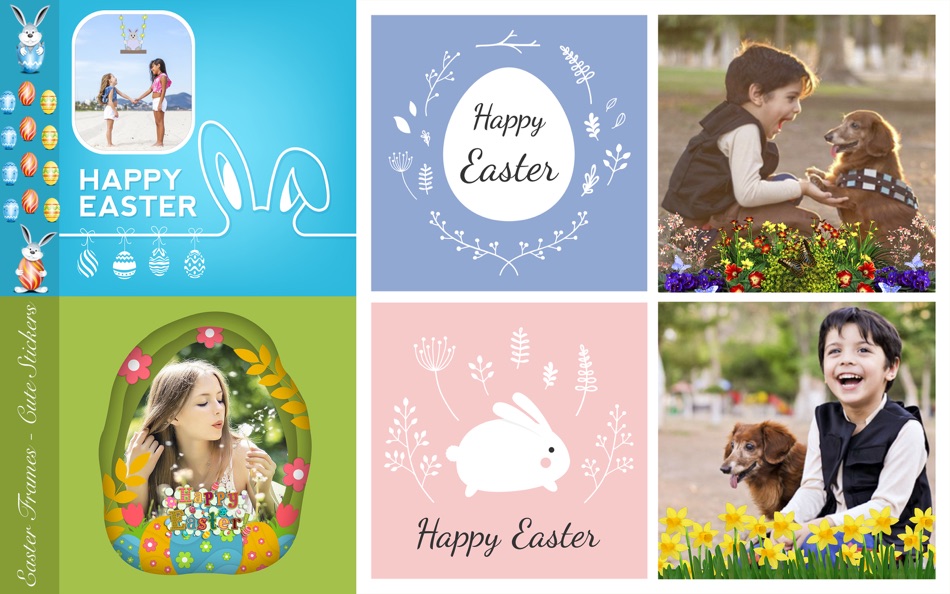 #5. Easter Frames - Cute Stickers (macOS) 由: Clovis Michel Pedroso Picanco