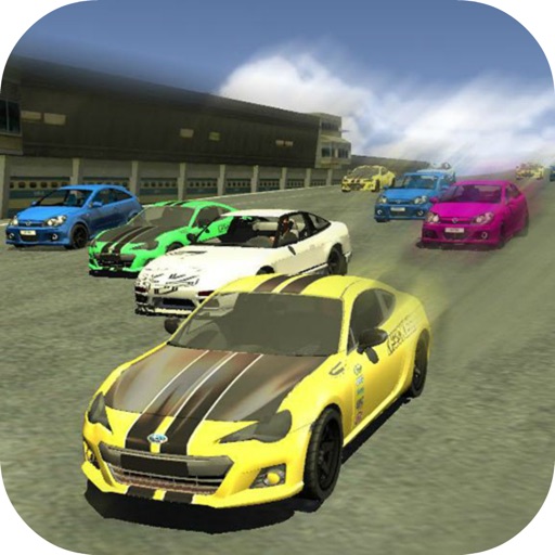 Racing Stunt Car in City