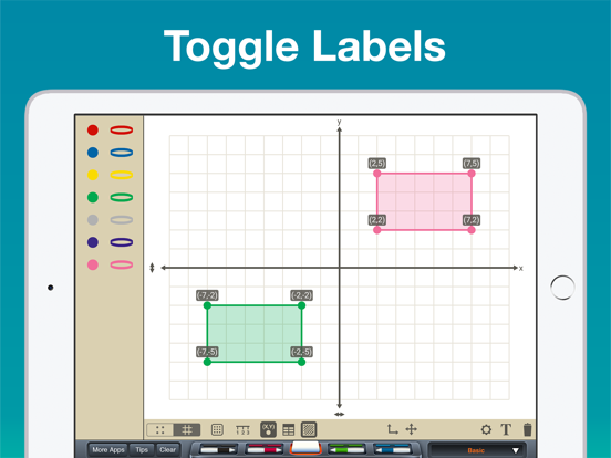 XY Coordinate Board iPad screenshot 4 - Education app