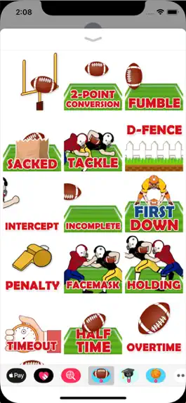 Game screenshot Animated Football Stickers apk