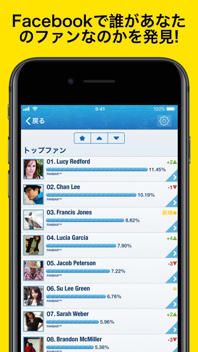 MyTopFans Pro(フェイスブック用) screenshot1