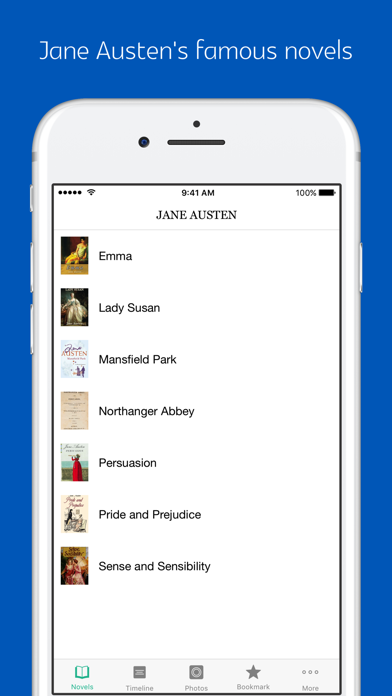 Jane Austen's novels - sync transcript, audioのおすすめ画像1