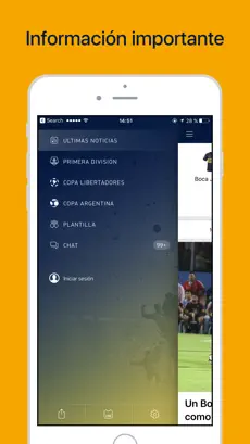 Screenshot 4 Boca Live — Fútbol en directo iphone