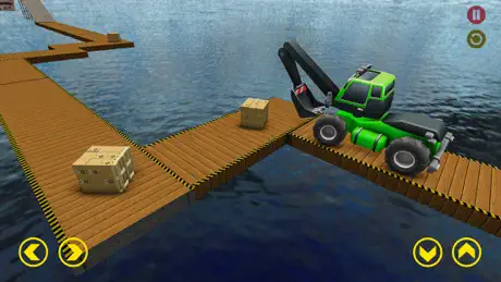 Mega Ramp Excavator Stunts Sim