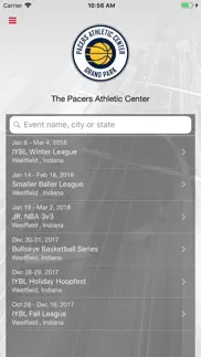 the pacers athletic center iphone screenshot 1