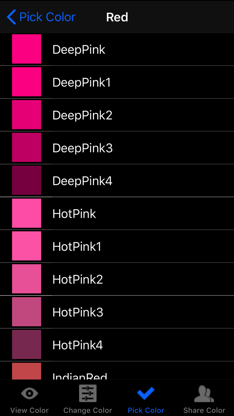iCColors screenshot 2