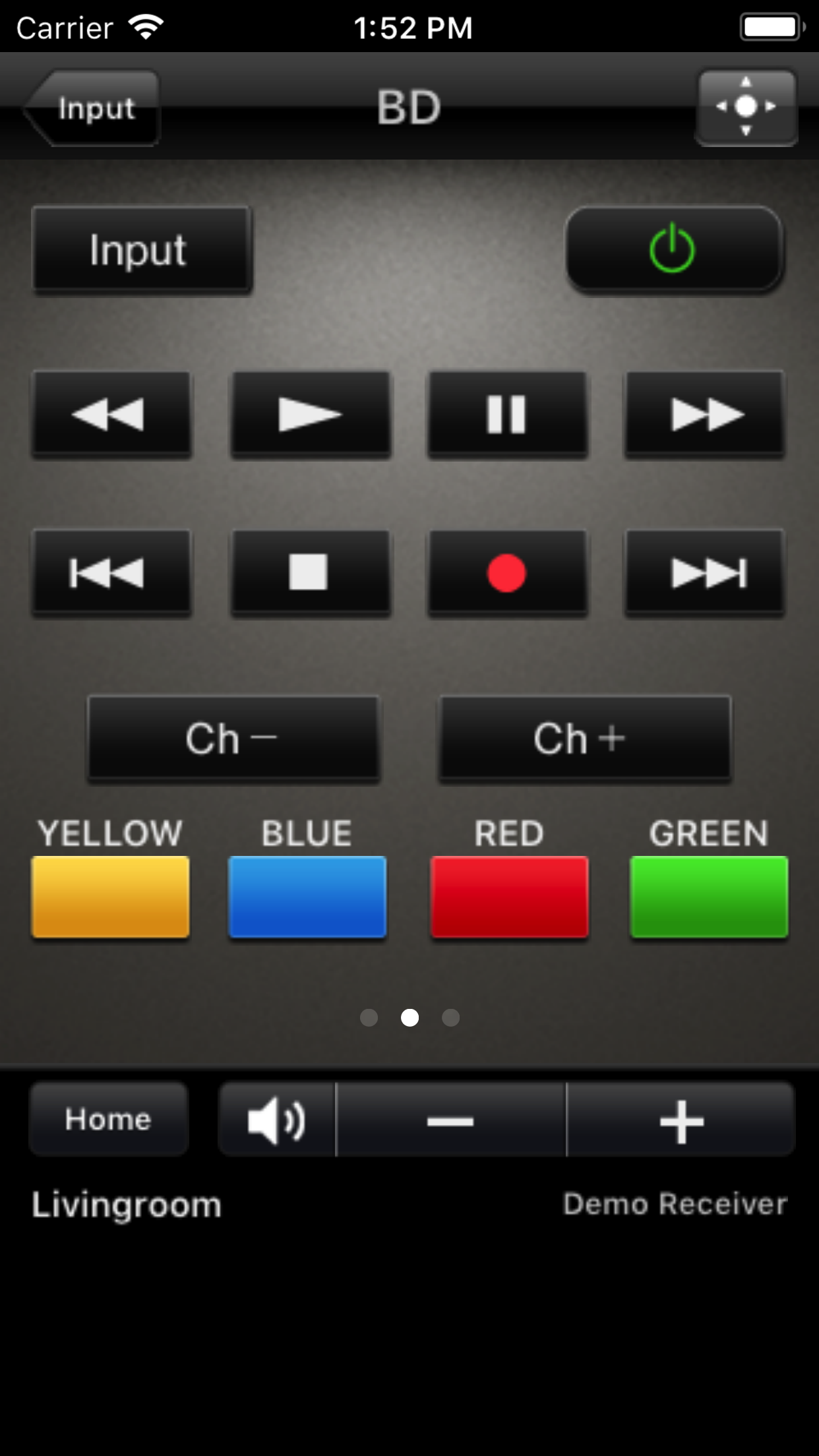 AV Receiver Remote