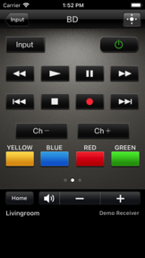 AV Receiver Remote screenshot
