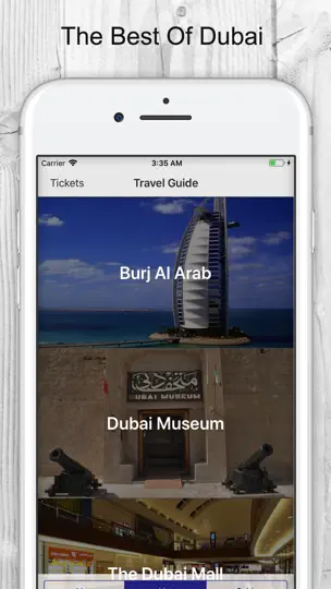 Dubai Tickets & Travel Guide iPhone Screenshot 1