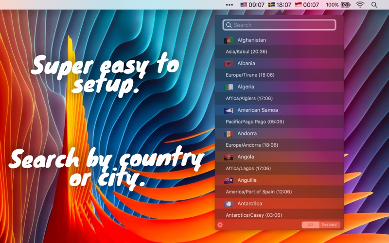 FlagTimes - The time zones app thumbnail 3