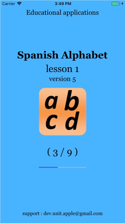 Spanish alphabet for students screenshot-7