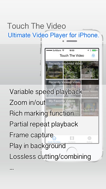 Touch The Video - Fully featured video player