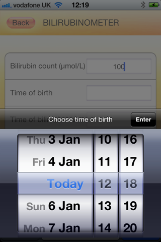 BilirubinoMeter screenshot 2