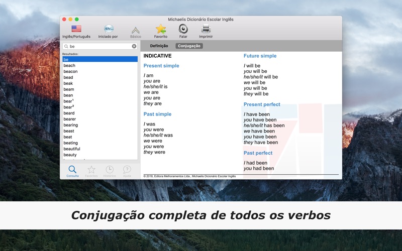 Michaelis Escolar Inglês Screenshot