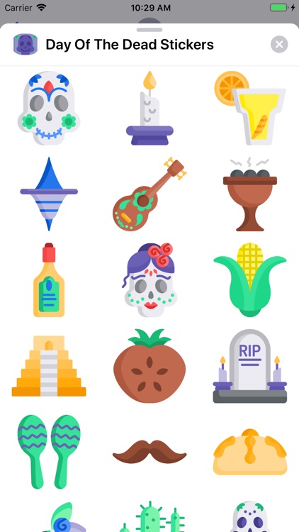Day Of The Dead Stickers