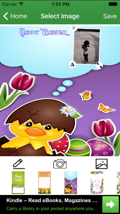Screenshot #3 pour New Easter Greeting Card Maker