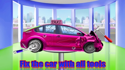 Girl Pink Taxi Repair screenshot 3