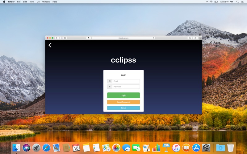App screenshot