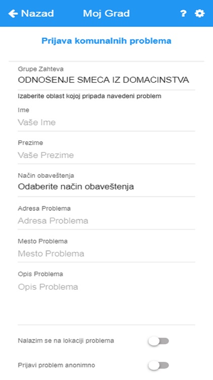 Moj Grad - Grad na dlanu