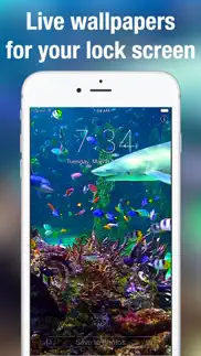 aquarium dynamic wallpapers+ iphone screenshot 1