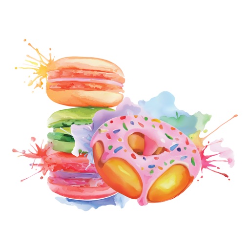 Macaroon Biscuit Stickers icon