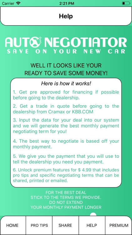Auto Negotiator Calculator screenshot-3