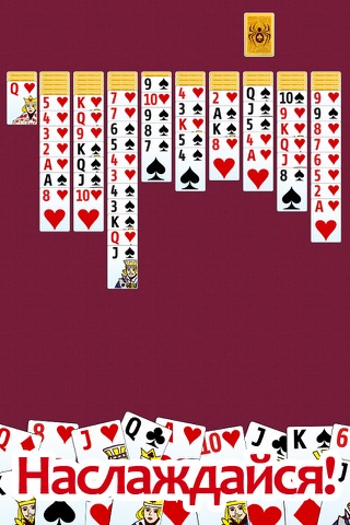 Spider solitaire PRO - classic popular game screenshot 3