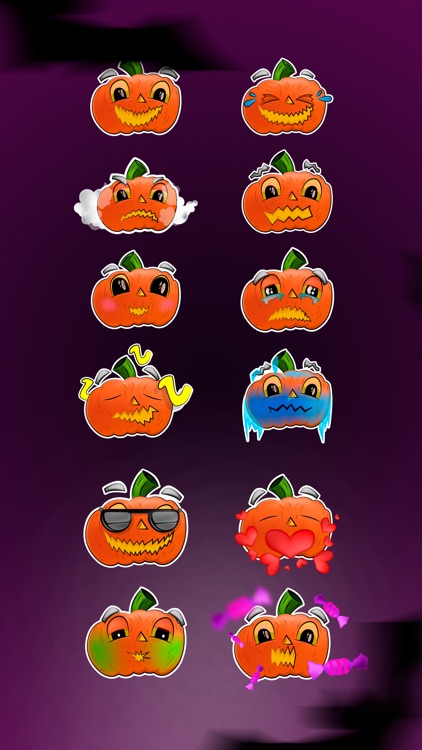 Halloween Pumpkins - Stickers