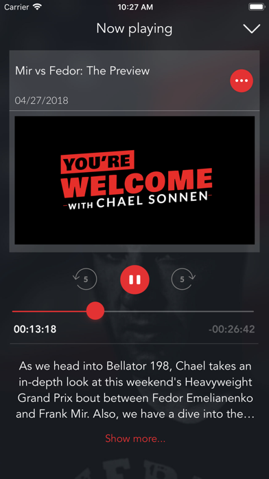 Chael Sonnen iPhone screenshot 4 - Sports app