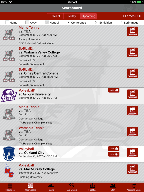 Screenshot #5 pour IU Southeast Athletics