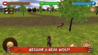 Wild Black Wolf Life 3D screenshot 3