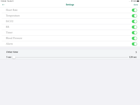 PEDS VITALS iPad screenshot