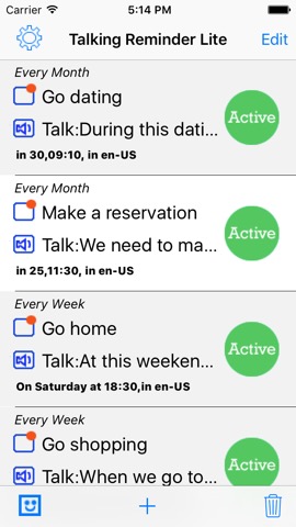 Talking Reminder Liteのおすすめ画像2