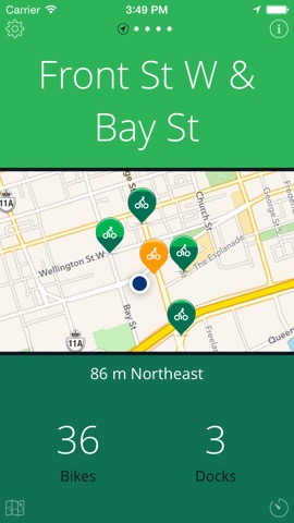 Toronto Bikes — A One-Tap Toronto Bike Share Appのおすすめ画像3