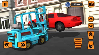 real police car parking forklift simulatorのおすすめ画像5