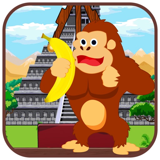 Feed Hungry Gorilla in Jungle - Monkey jumping game and feeding bananas