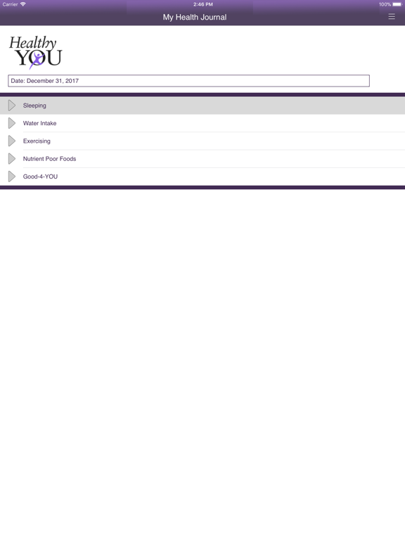 Screenshot #4 pour The Healthy YOU Program
