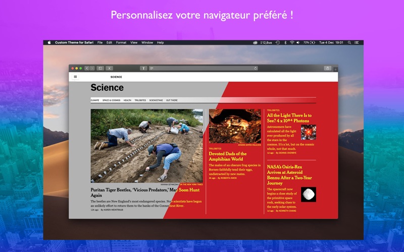 Screenshot #1 pour Thème de navigateur personnal.
