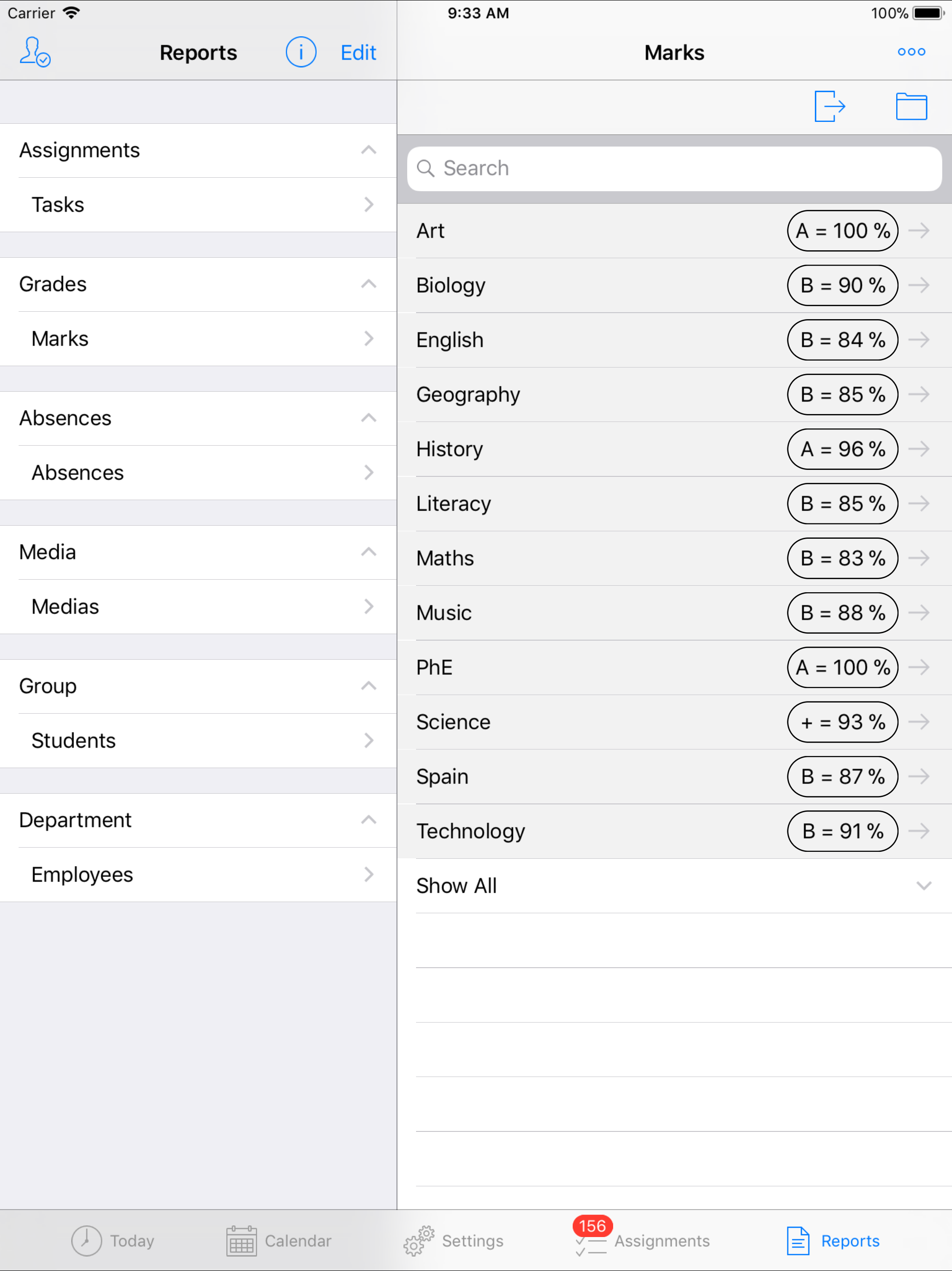 EduTable screenshot 9