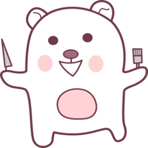 Kuku The Cute Teddy stickers icon