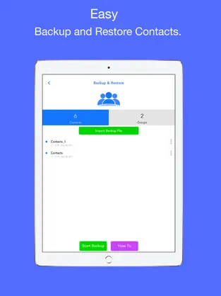 Imágen 1 Contacts Backup - Restore iphone