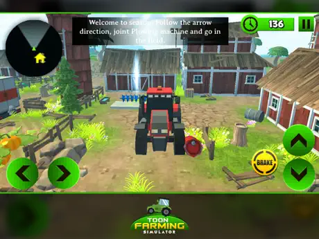 Block Farming Tractor Sim
