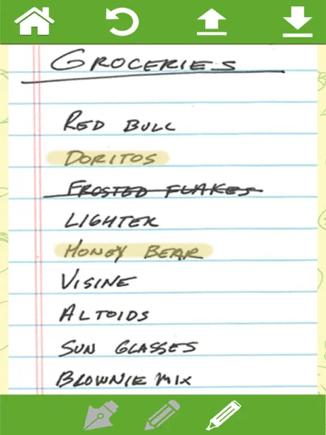 Grocery Lists Make Shopping