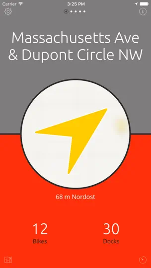 Screenshot von D.C. Bikes — Die Einfache Capital Bike Share App auf dem iPhone 2