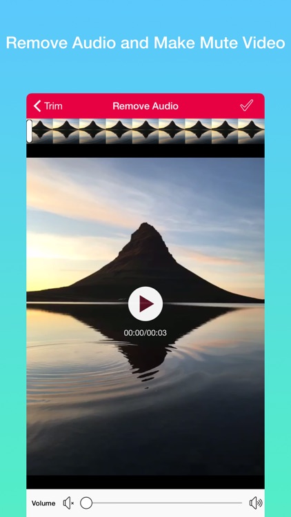 Audio Tool for Video