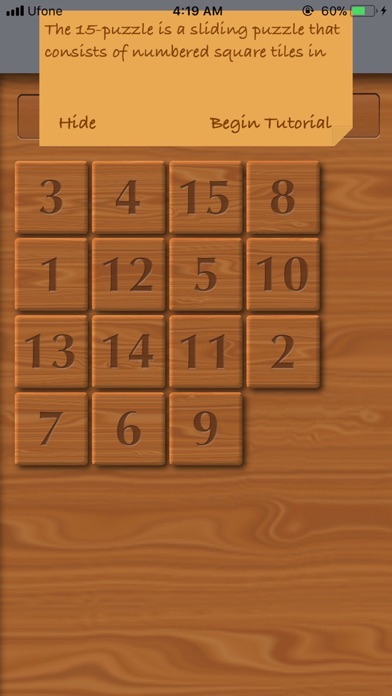 Number Puzzle-15 Number Slide screenshot 2