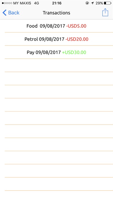QcK Budget: Simple Money Manager Screenshot