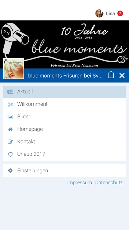 blue moments Frisuren