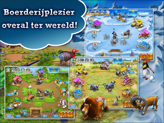 Farm Frenzy 3 HD. Farming game iPad app afbeelding 2