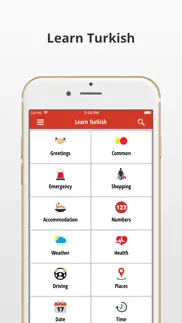 learn turkish language phrases iphone screenshot 1